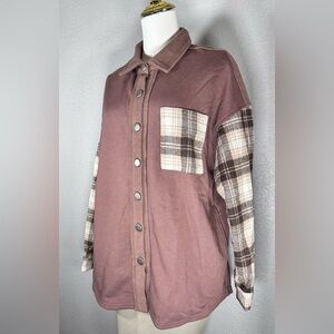 Papermoon button up sweatshirt